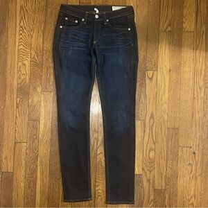 Rag & Bone Dark Blue Kensington Skinny Jeans